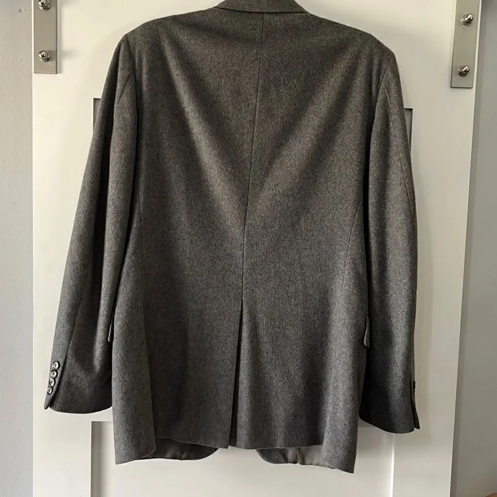 Oscar De La Renta 3 Button Notch Lapel Blazer Sz. 44